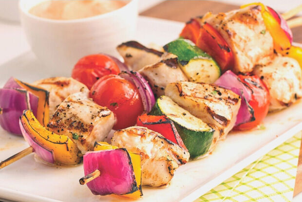 Brochettes de poulet