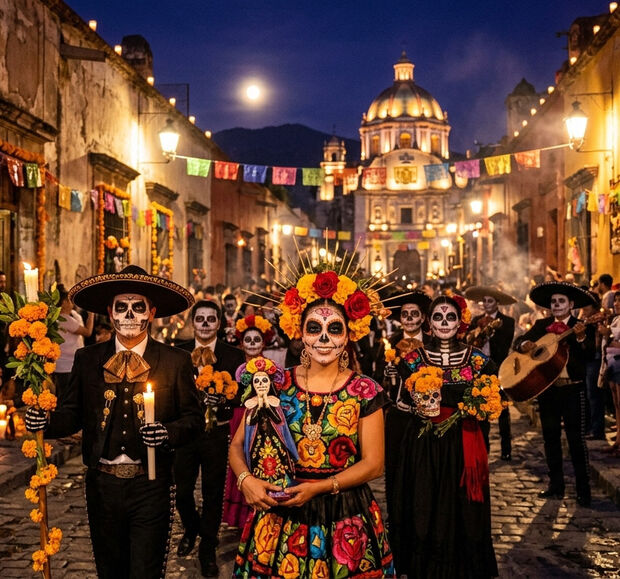 fête des morts au Mexique