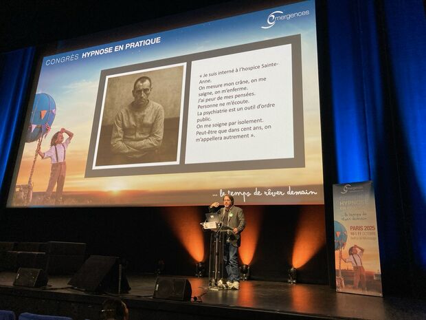 David Gourion, plénière, congrès hypnose 2025