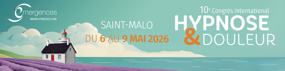 bandeau linkedin congrès Hypnose & Douleur 2026