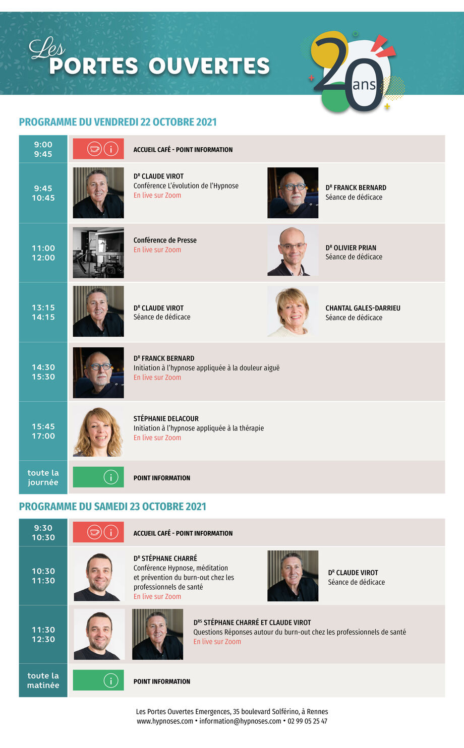 Programme Portes Ouvertes 2021 Emergences