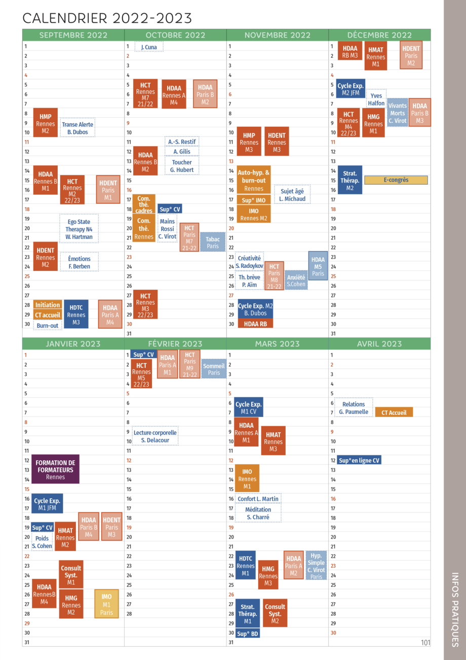 calendrier 2023 - 1