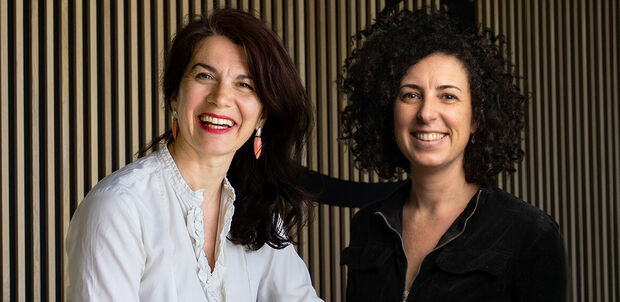 Hélène Saulnier et Clémence Malroux